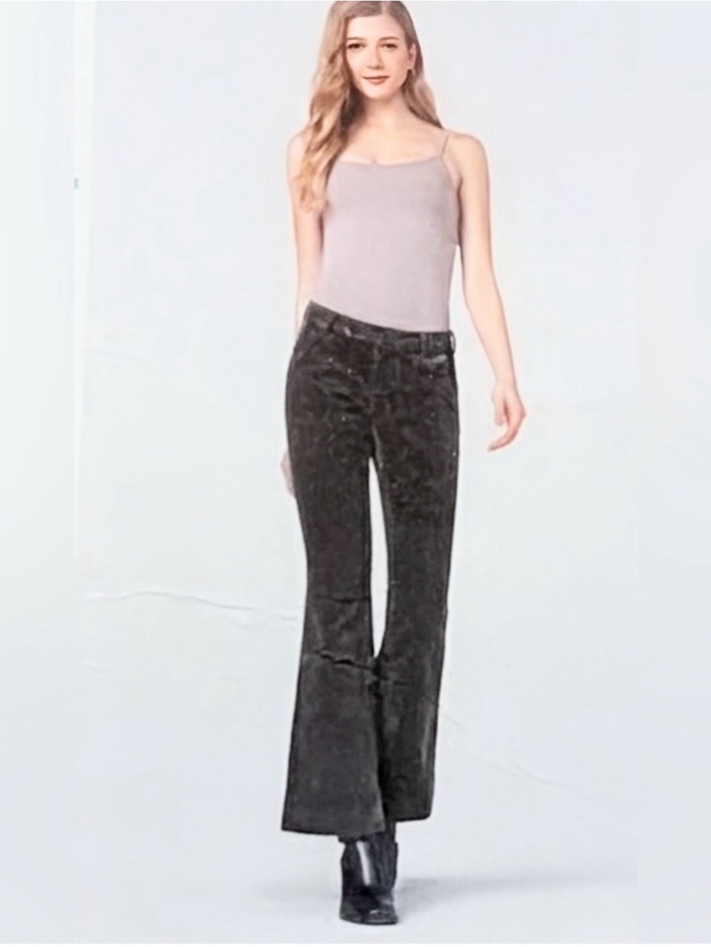 Y2K 90’s Brown Corduroy Low Rise Flare Jeans